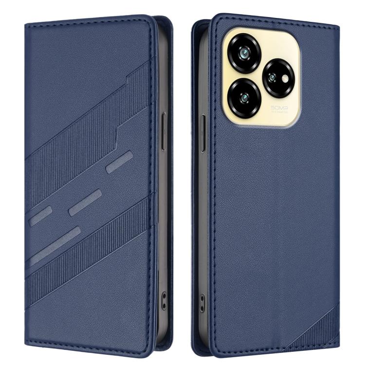 For ZTE Axon 60 Lite Embossed Multi-functional Wallet Retro Leather Phone Case
