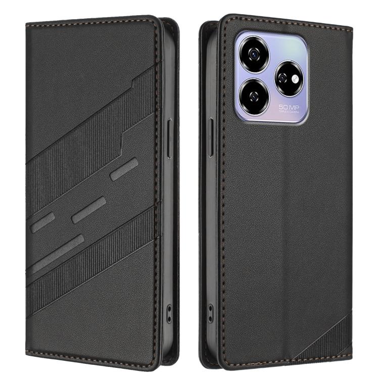 For ZTE Axon 60 Embossed Multi-functional Wallet Retro Leather Phone Case