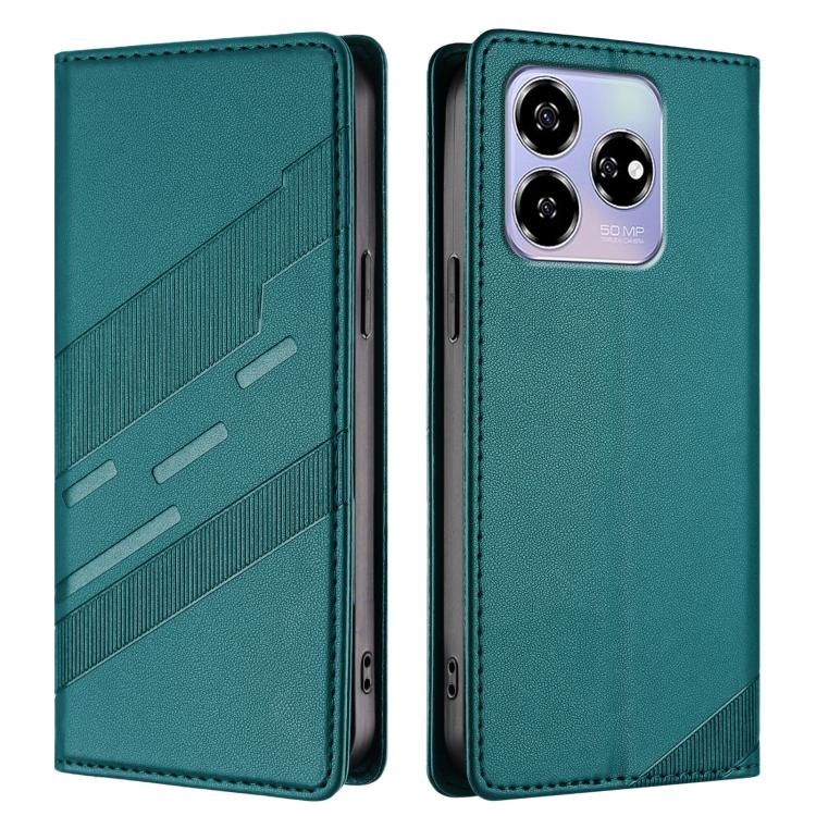 For ZTE Axon 60 Embossed Multi-functional Wallet Retro Leather Phone Case