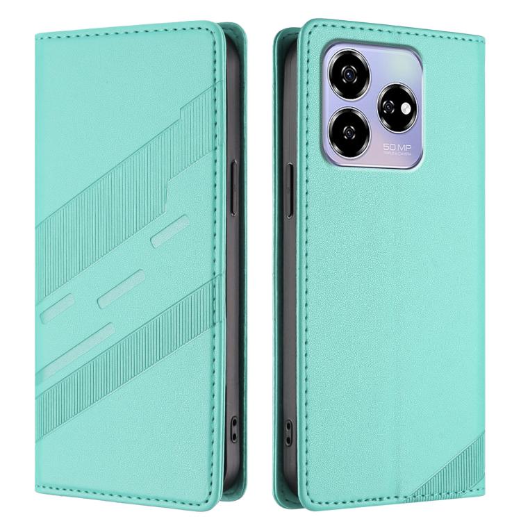 For ZTE Axon 60 Embossed Multi-functional Wallet Retro Leather Phone Case