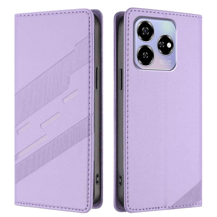 For ZTE Axon 60 Embossed Multi-functional Wallet Retro Leather Phone Case