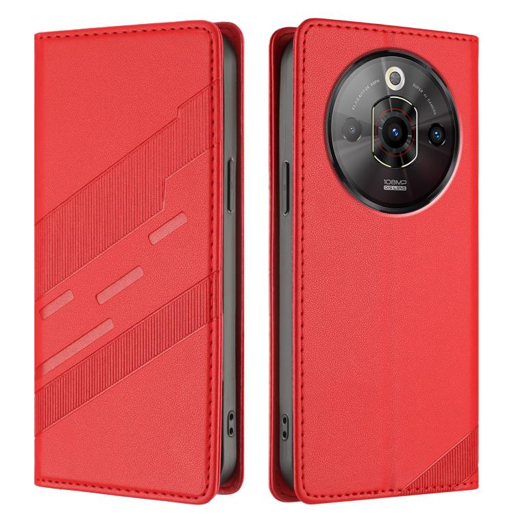 For ZTE nubia Focus Pro 5G Embossed Multi-functional Wallet Retro Leather Phone Case