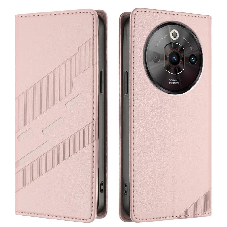 For ZTE nubia Focus Pro 5G Embossed Multi-functional Wallet Retro Leather Phone Case