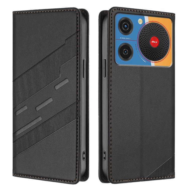 For ZTE nubia Music / Z2353 Embossed Multi-functional Wallet Retro Leather Phone Case