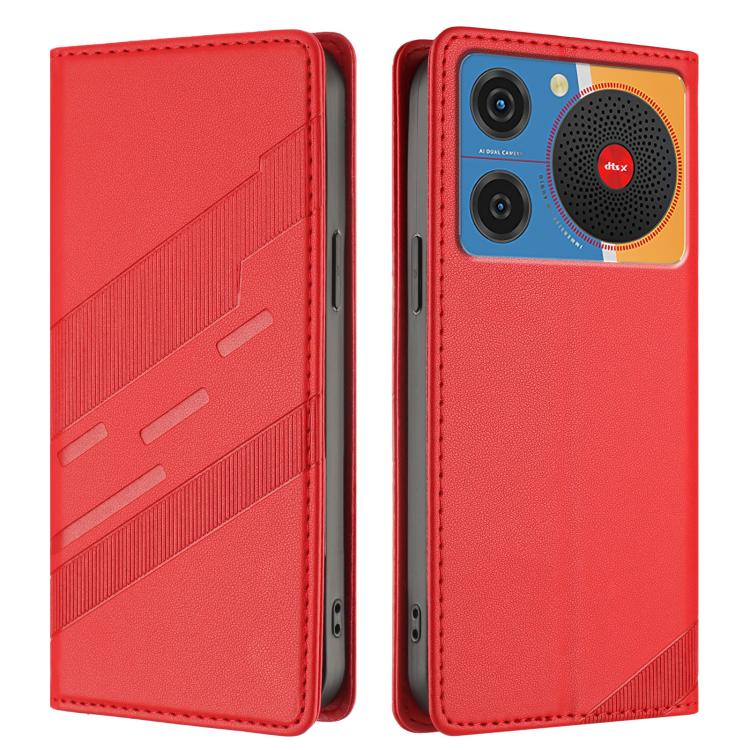 For ZTE nubia Music / Z2353 Embossed Multi-functional Wallet Retro Leather Phone Case