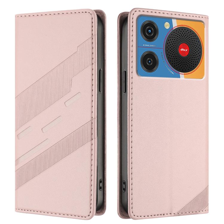 For ZTE nubia Music / Z2353 Embossed Multi-functional Wallet Retro Leather Phone Case