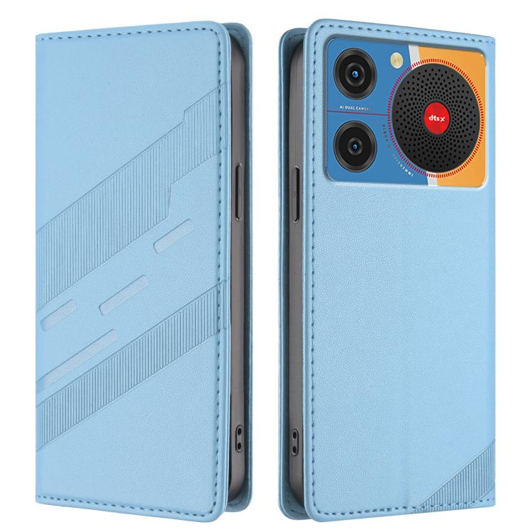 For ZTE nubia Music / Z2353 Embossed Multi-functional Wallet Retro Leather Phone Case