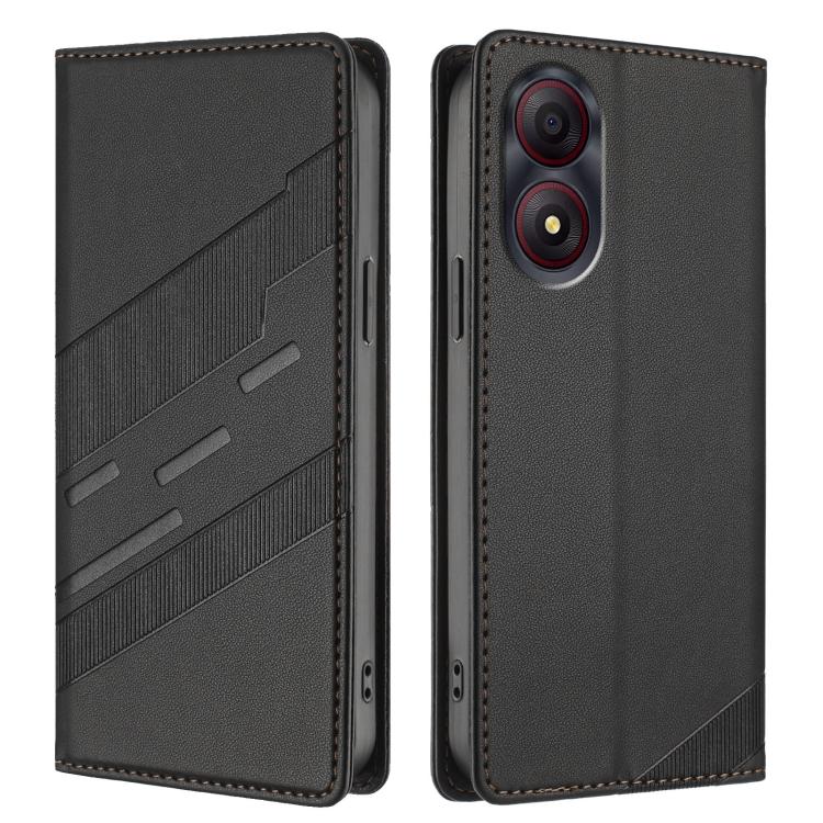 For ZTE Blade A34 4G Embossed Multi-functional Wallet Retro Leather Phone Case