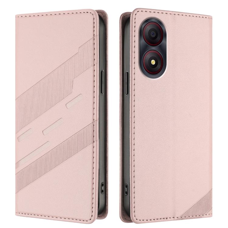 For ZTE Blade A34 4G Embossed Multi-functional Wallet Retro Leather Phone Case