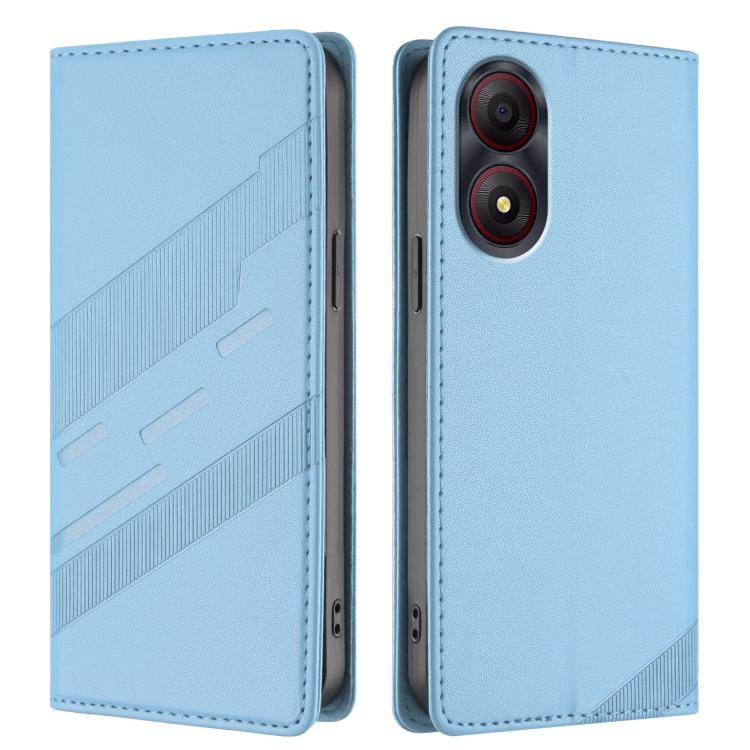 For ZTE Blade A34 4G Embossed Multi-functional Wallet Retro Leather Phone Case