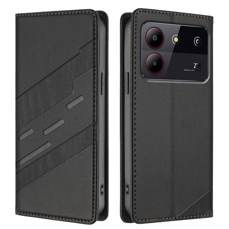 For ZTE Blade A54 4G Embossed Multi-functional Wallet Retro Leather Phone Case