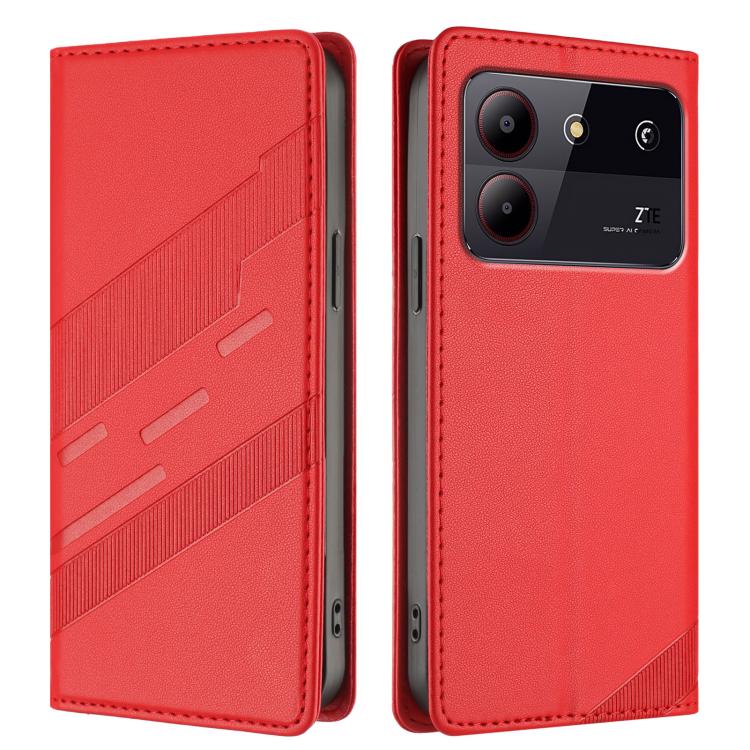 For ZTE Blade A54 4G Embossed Multi-functional Wallet Retro Leather Phone Case