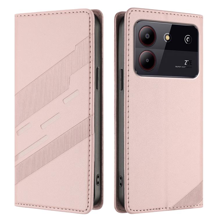 For ZTE Blade A54 4G Embossed Multi-functional Wallet Retro Leather Phone Case