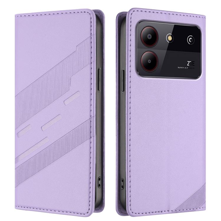 For ZTE Blade A54 4G Embossed Multi-functional Wallet Retro Leather Phone Case