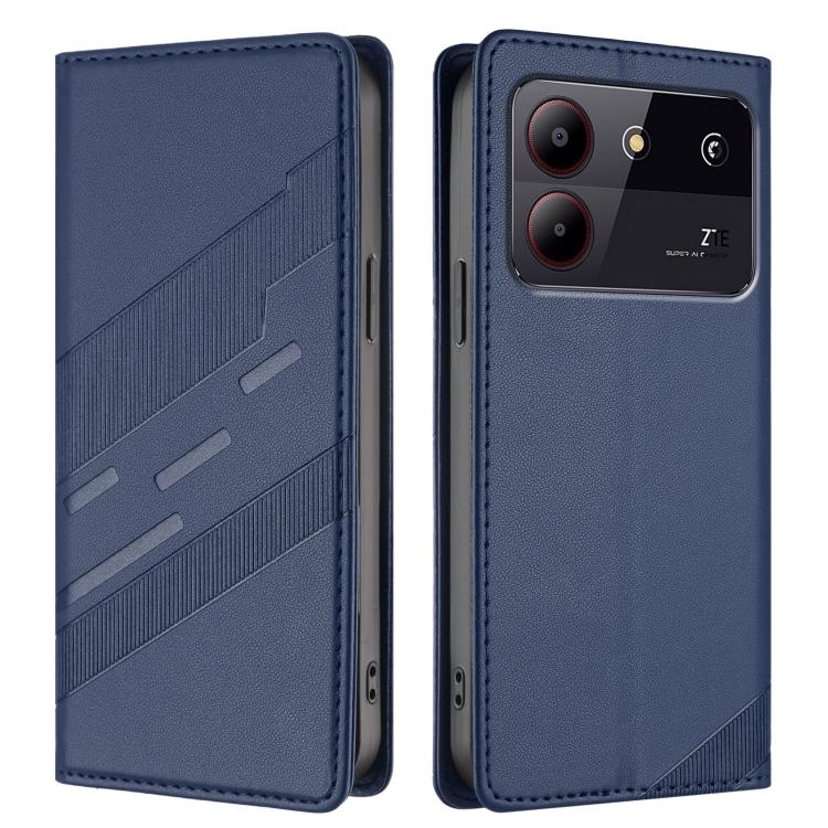 For ZTE Blade A54 4G Embossed Multi-functional Wallet Retro Leather Phone Case
