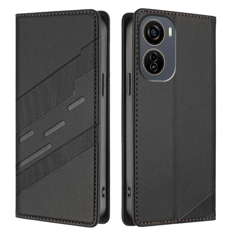 For ZTE Blade V50 Design 5G Embossed Multi-functional Wallet Retro Leather Phone Case