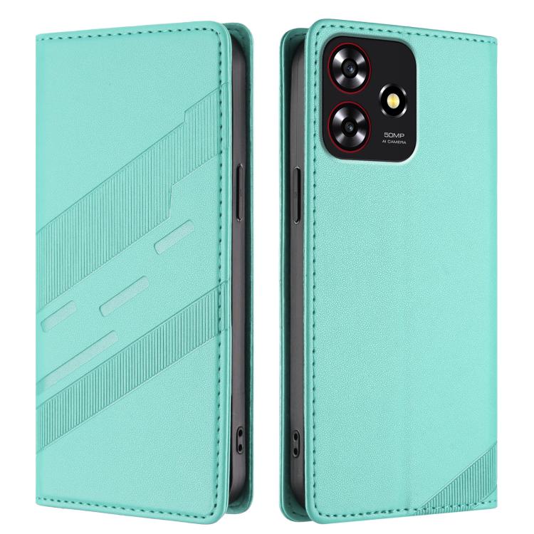 For ZTE Blade A73 4G Embossed Multi-functional Wallet Retro Leather Phone Case