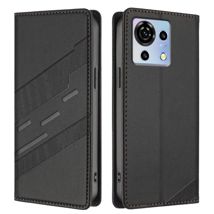 For ZTE Blade V50 Vita Embossed Multi-functional Wallet Retro Leather Phone Case