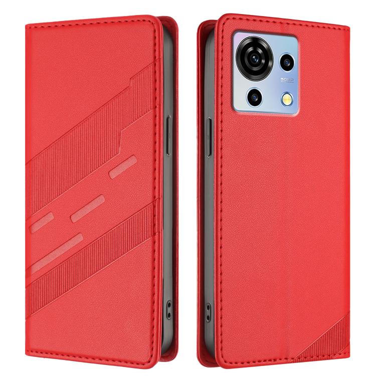 For ZTE Blade V50 Vita Embossed Multi-functional Wallet Retro Leather Phone Case