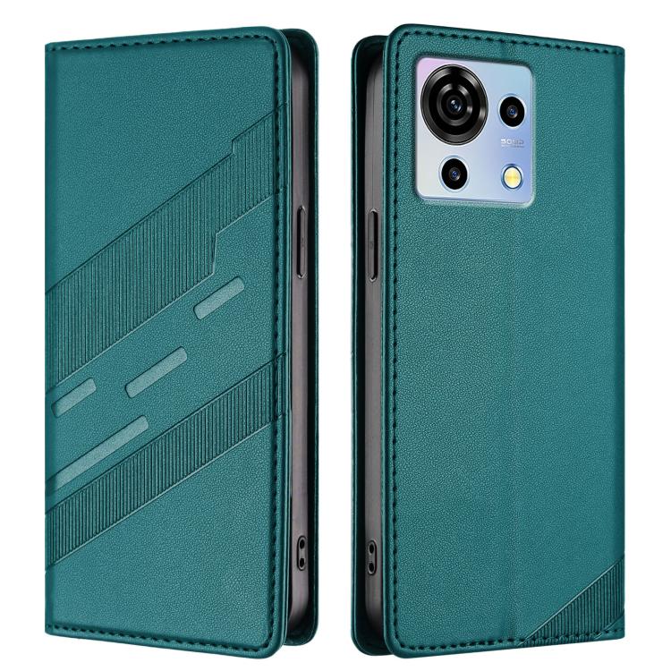 For ZTE Blade V50 Vita Embossed Multi-functional Wallet Retro Leather Phone Case