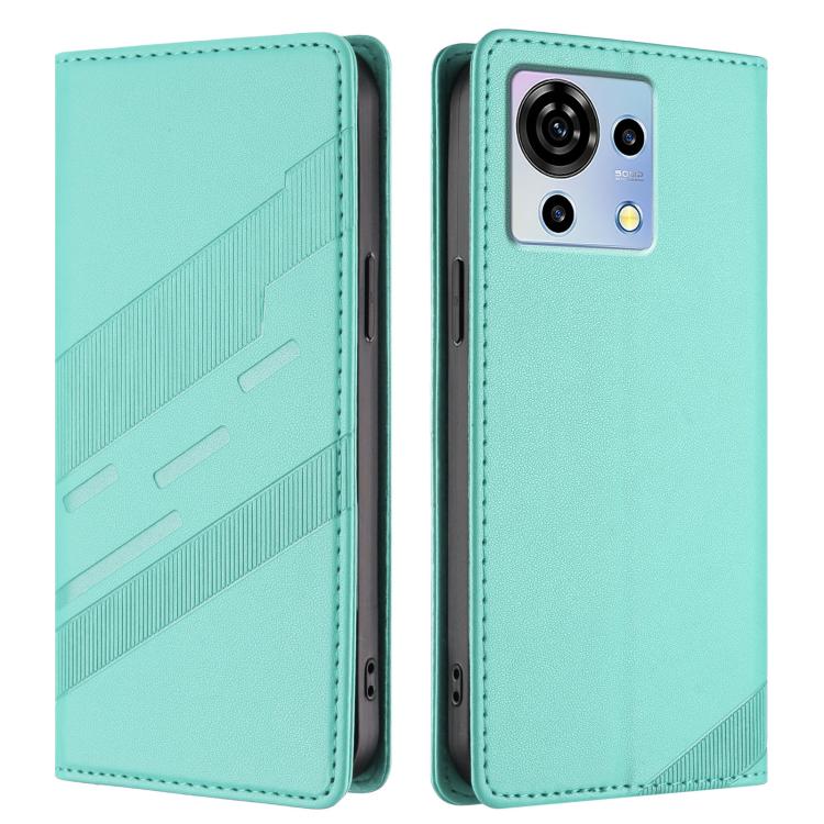 For ZTE Blade V50 Vita Embossed Multi-functional Wallet Retro Leather Phone Case