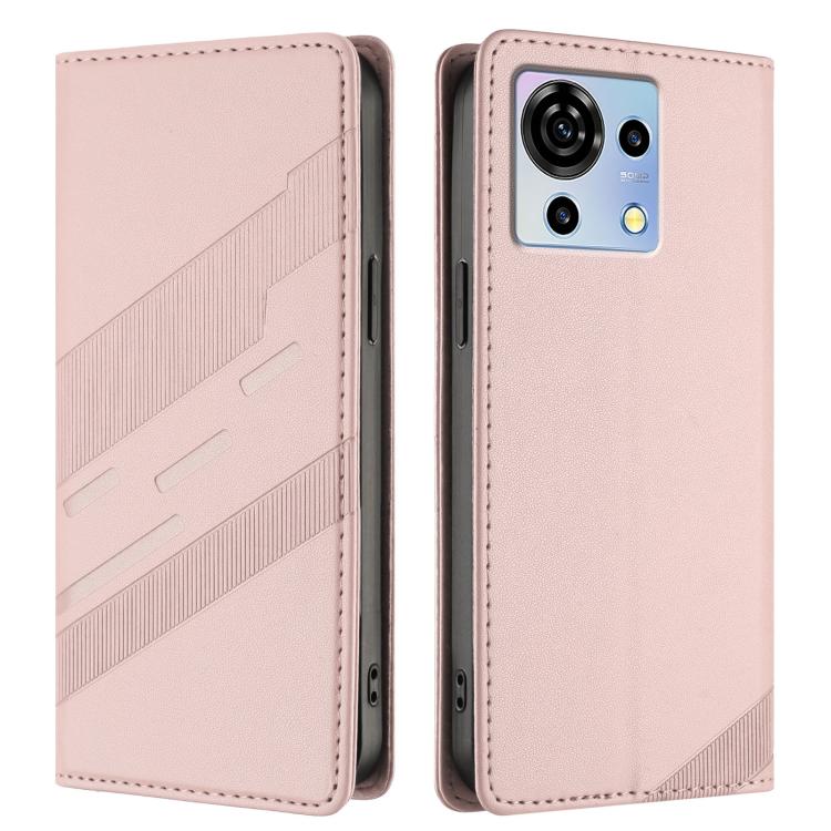 For ZTE Blade V50 Vita Embossed Multi-functional Wallet Retro Leather Phone Case