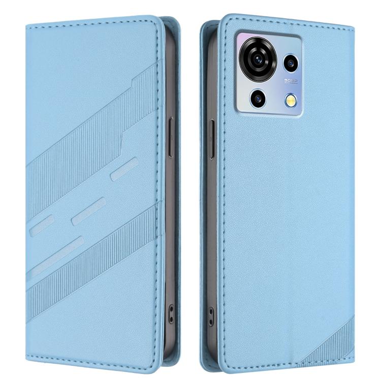 For ZTE Blade V50 Vita Embossed Multi-functional Wallet Retro Leather Phone Case