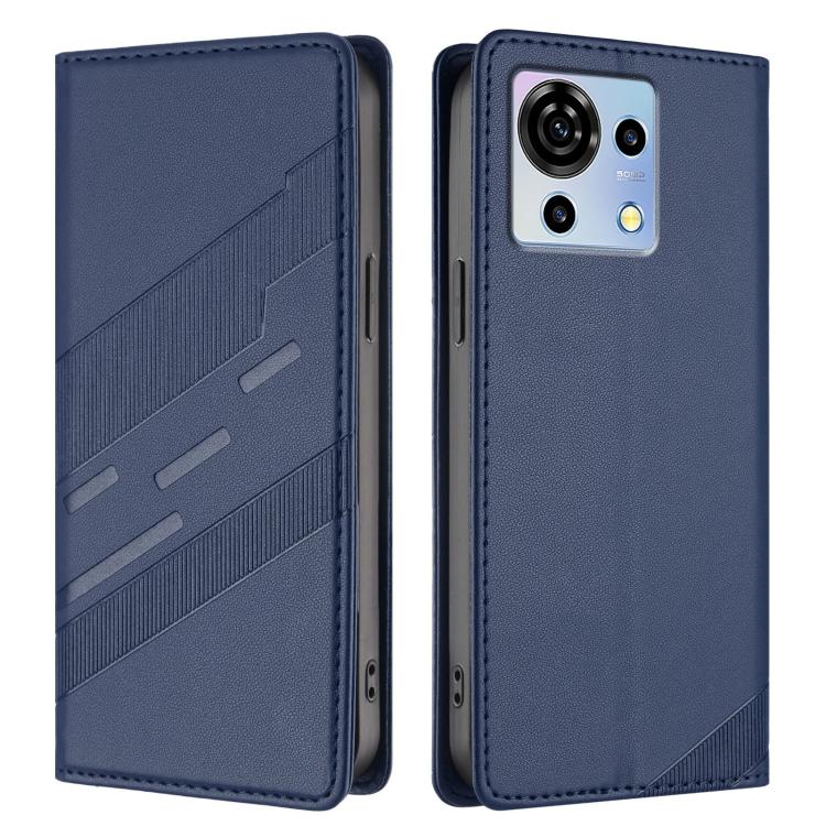 For ZTE Blade V50 Vita Embossed Multi-functional Wallet Retro Leather Phone Case