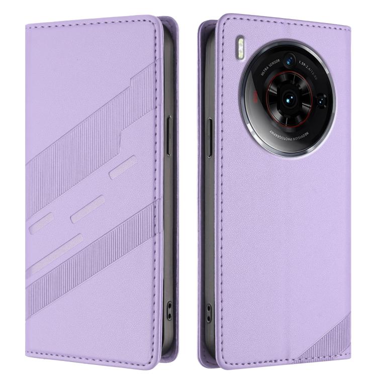 For ZTE nubia Z50S Pro Embossed Multi-functional Wallet Retro Leather Phone Case