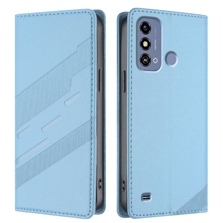 For ZTE Blade A53 5G Embossed Multi-functional Wallet Retro Leather Phone Case