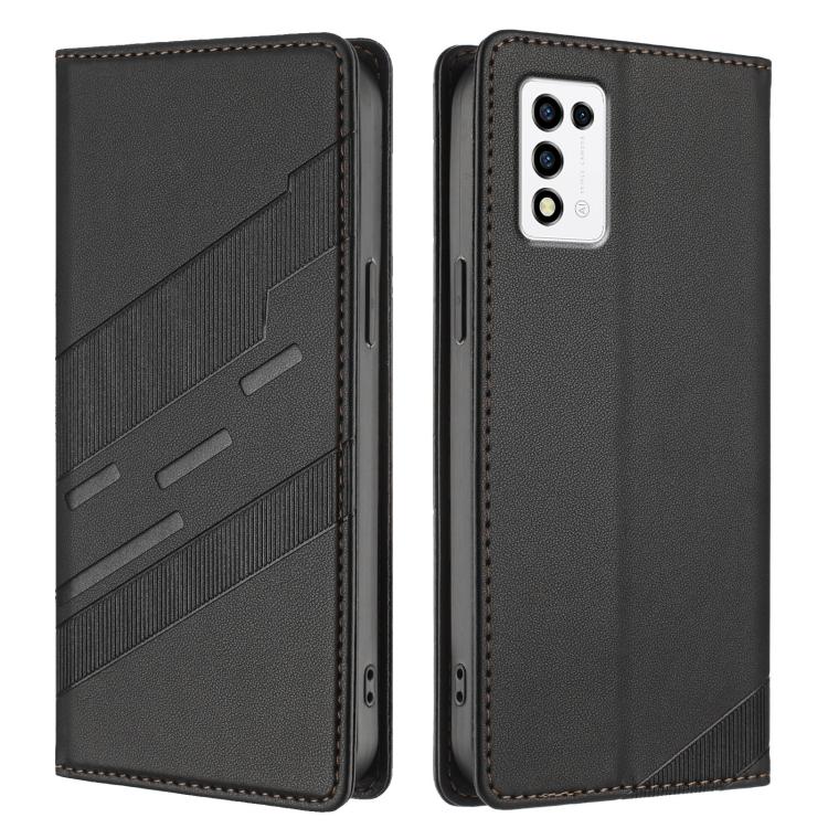 For ZTE Libero 5G III Embossed Multi-functional Wallet Retro Leather Phone Case