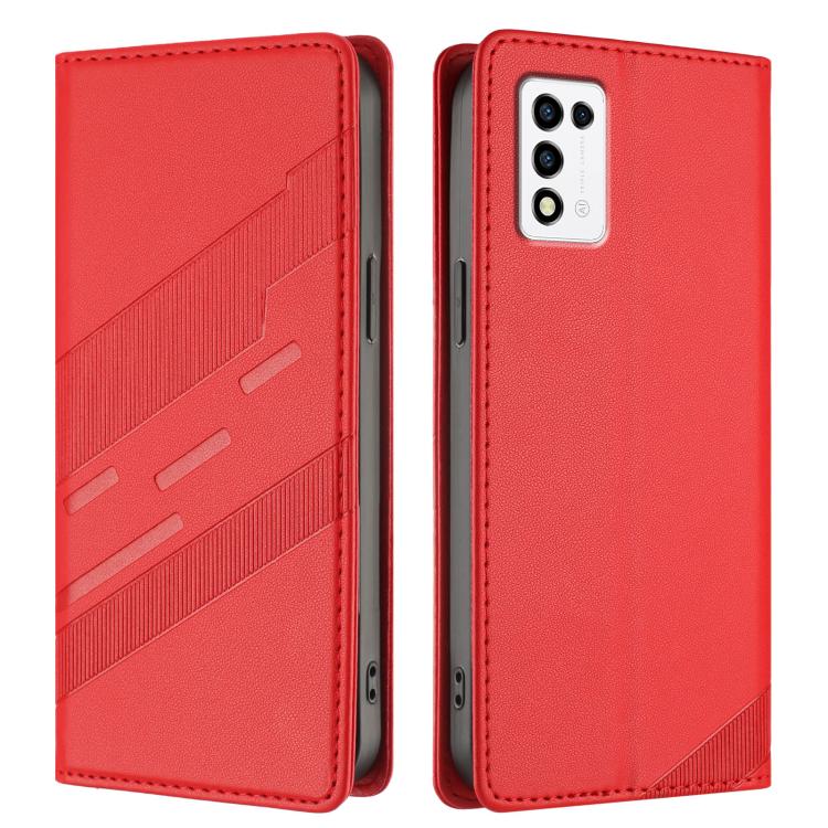 For ZTE Libero 5G III Embossed Multi-functional Wallet Retro Leather Phone Case