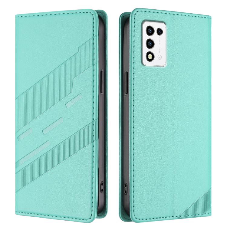 For ZTE Libero 5G III Embossed Multi-functional Wallet Retro Leather Phone Case