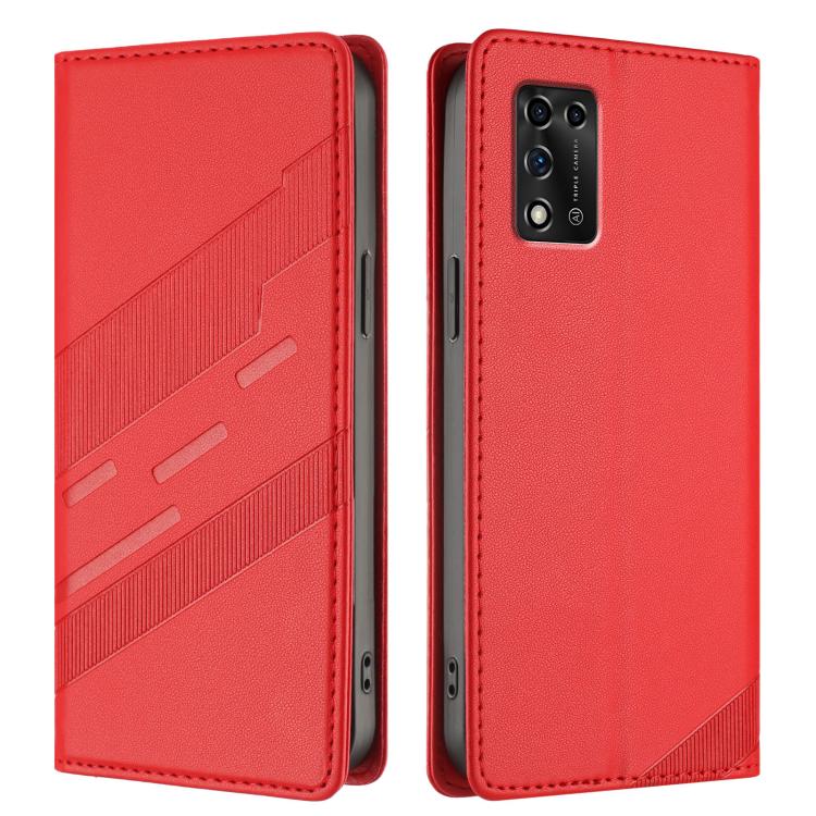 For ZTE Libero 5G II / A103ZT Embossed Multi-functional Wallet Retro Leather Phone Case