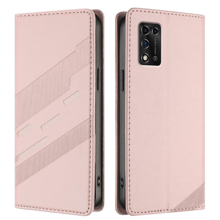 For ZTE Libero 5G II / A103ZT Embossed Multi-functional Wallet Retro Leather Phone Case
