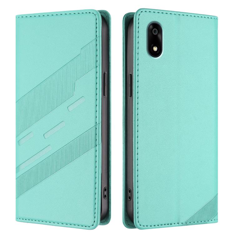 For ZTE Kantan Sumaho 4 A402ZT Embossed Multi-functional Wallet Retro Leather Phone Case