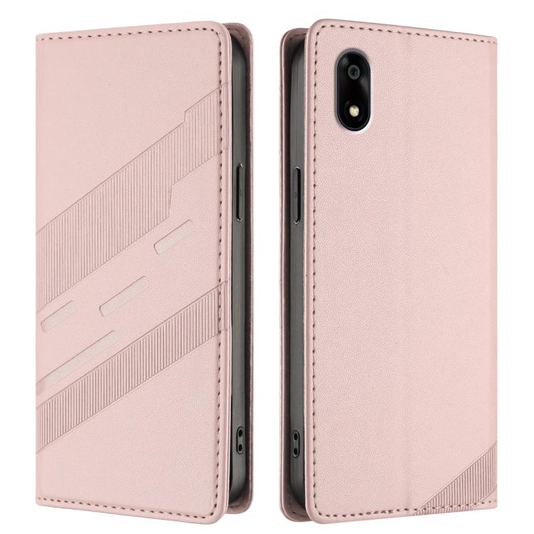 For ZTE Kantan Sumaho 4 A402ZT Embossed Multi-functional Wallet Retro Leather Phone Case