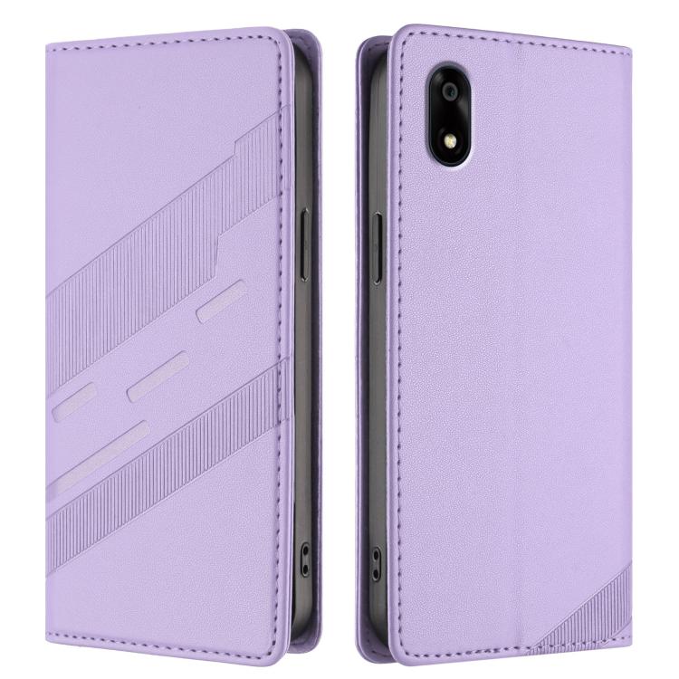 For ZTE Kantan Sumaho 4 A402ZT Embossed Multi-functional Wallet Retro Leather Phone Case