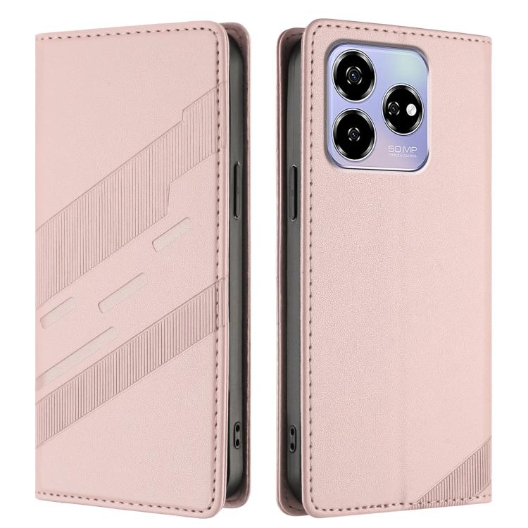 For ZTE Blade V60 4G Embossed Multi-functional Wallet Retro Leather Phone Case