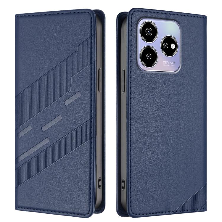 For ZTE Blade V60 4G Embossed Multi-functional Wallet Retro Leather Phone Case
