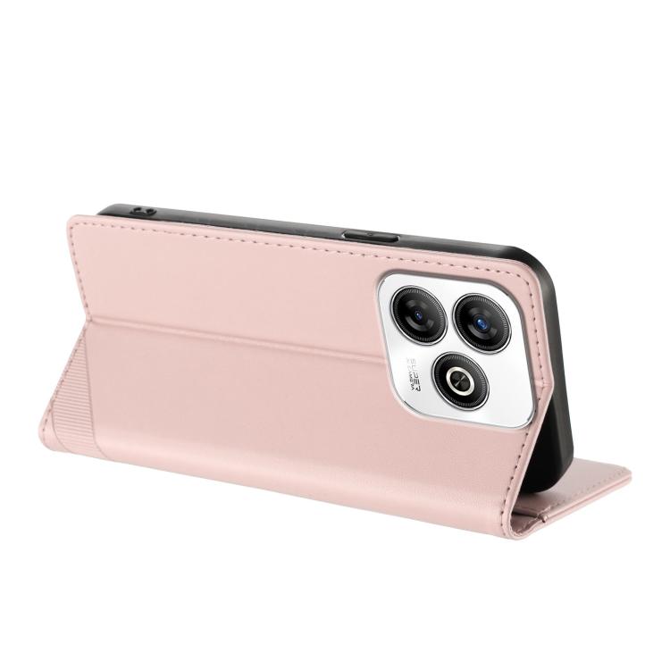 For ZTE Blade V60 Smart Embossed Multi-functional Wallet Retro Leather Phone Case