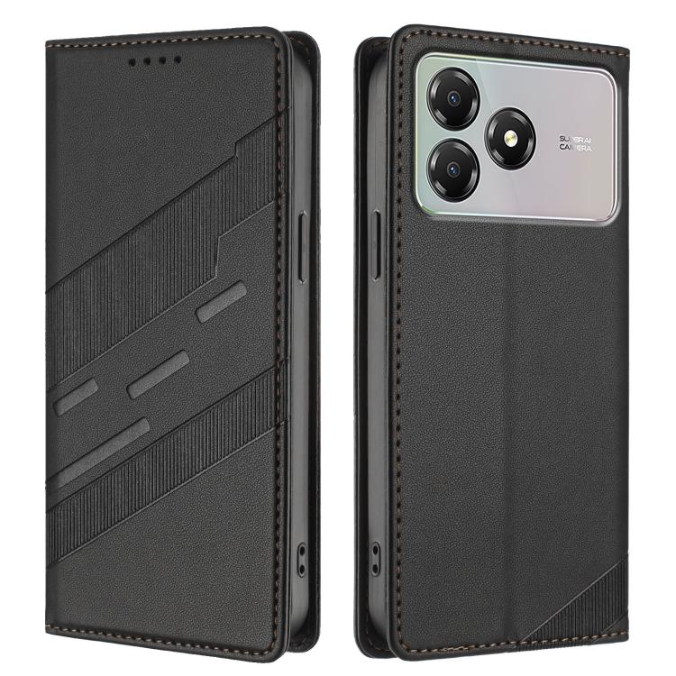 For ZTE Blade A36 4G Embossed Multi-functional Wallet Retro Leather Phone Case