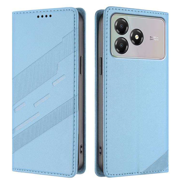 For ZTE Blade A36 4G Embossed Multi-functional Wallet Retro Leather Phone Case