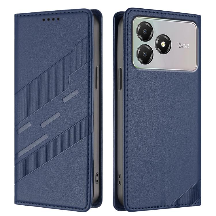 For ZTE Blade A36 4G Embossed Multi-functional Wallet Retro Leather Phone Case