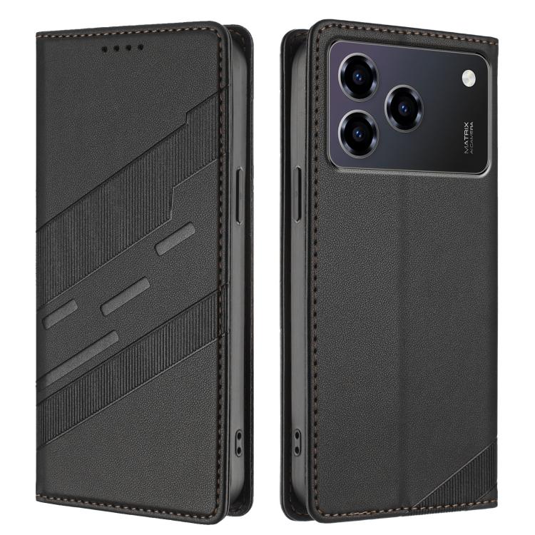 For ZTE Blade A76 4G Embossed Multi-functional Wallet Retro Leather Phone Case