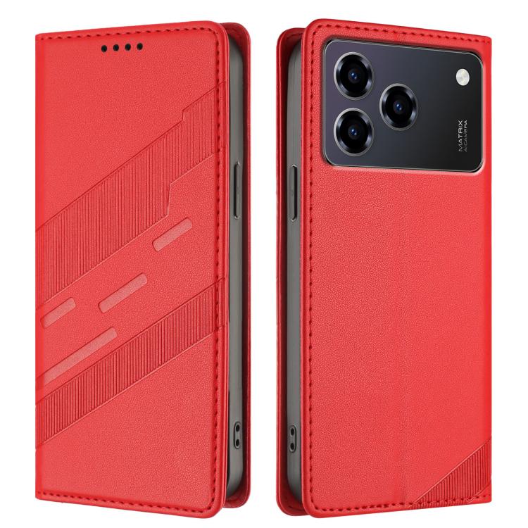 For ZTE Blade A76 4G Embossed Multi-functional Wallet Retro Leather Phone Case