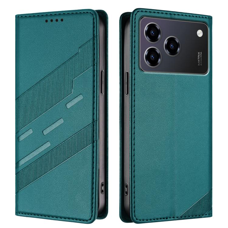 For ZTE Blade A76 4G Embossed Multi-functional Wallet Retro Leather Phone Case