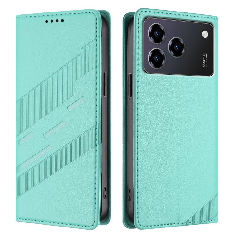 For ZTE Blade A76 4G Embossed Multi-functional Wallet Retro Leather Phone Case