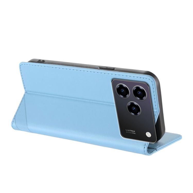 For ZTE Blade A76 4G Embossed Multi-functional Wallet Retro Leather Phone Case