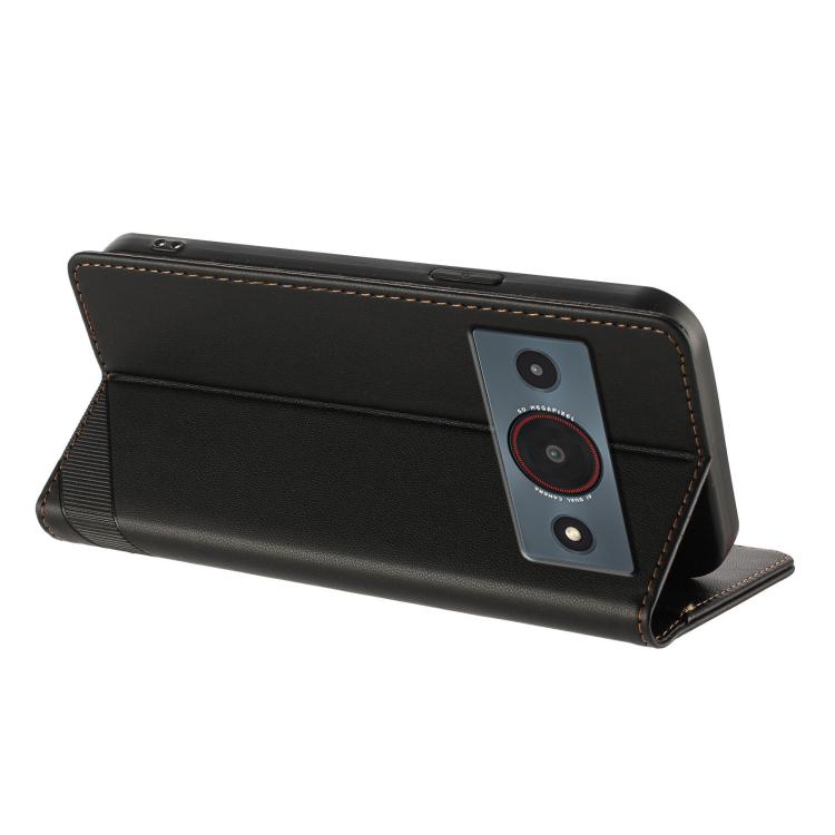 For ZTE A75 Pro / Telstra T-Elite 5G Embossed Multi-functional Wallet Retro Leather Phone Case